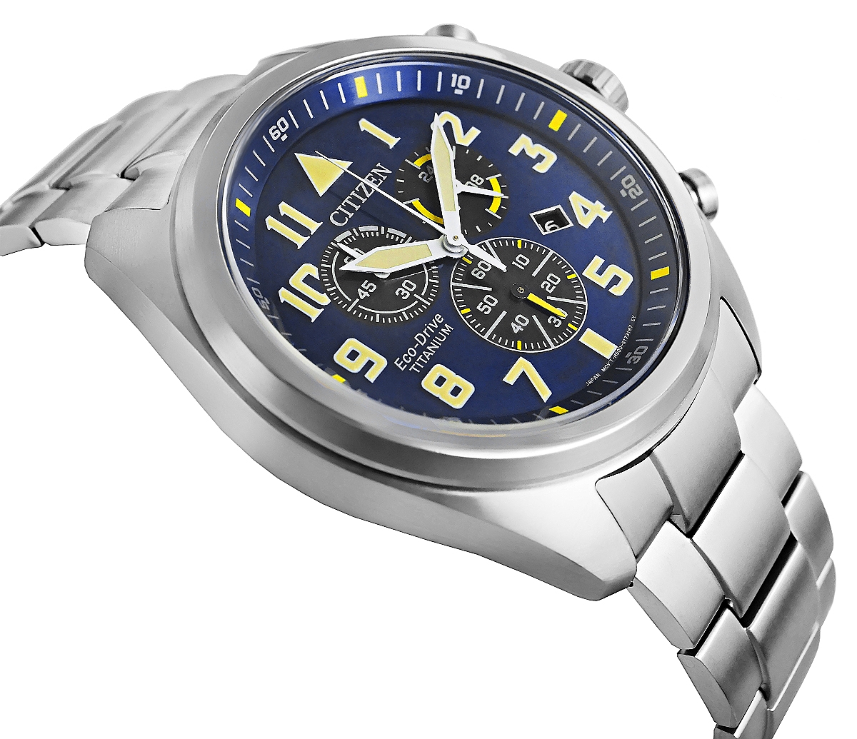 Zegarek Męski CITIZEN Super Titanium Eco-Drive AT2480-81L + BOX - obrazek 2
