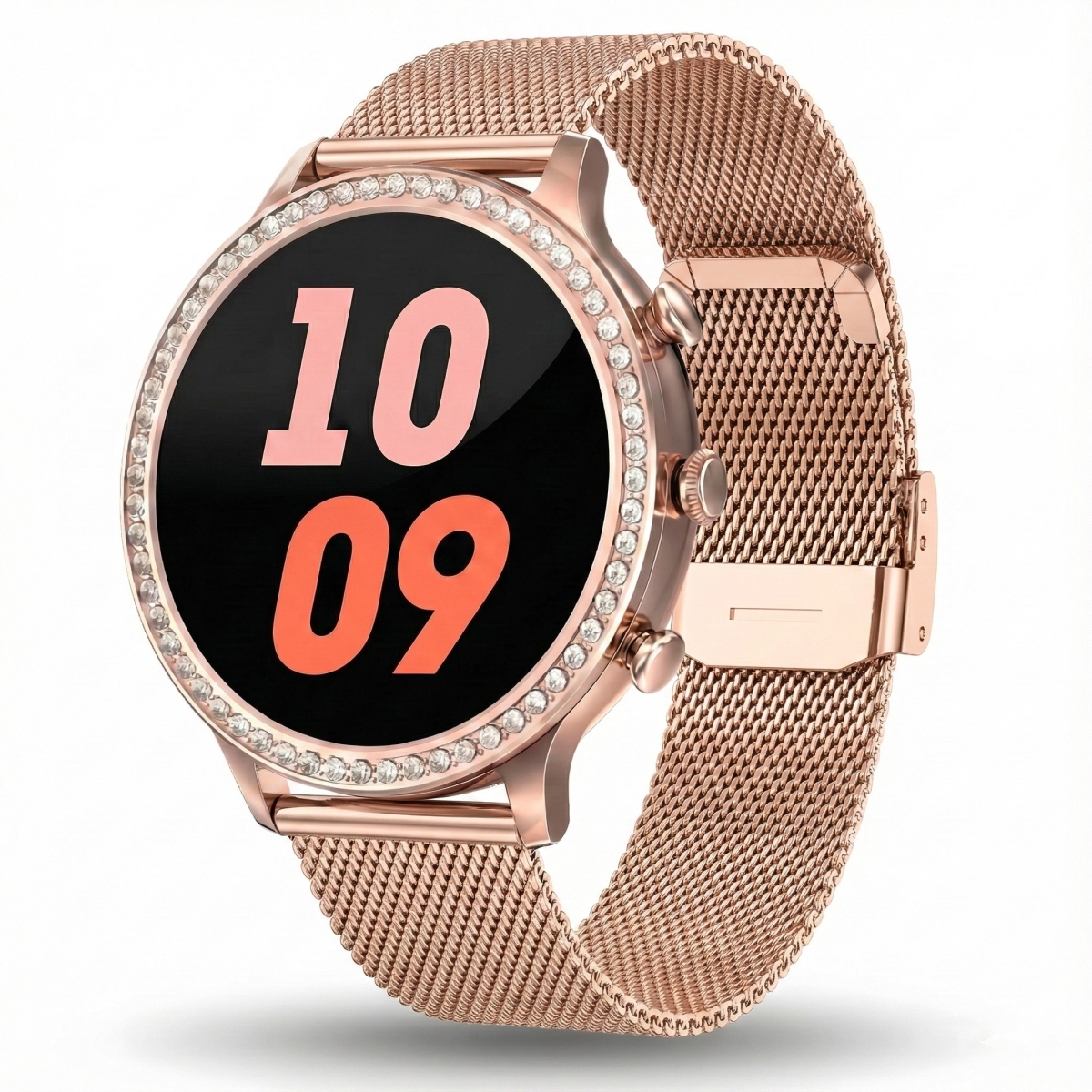 Smartwatch Gravity Różowe Złoto Pasek i Bransoleta GT5-5 - obrazek 4