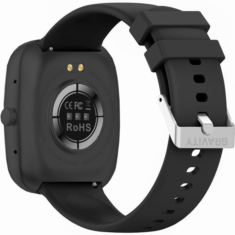 Smartwatch Gravity Czarny 2 Paski GT18-9 - obrazek 4