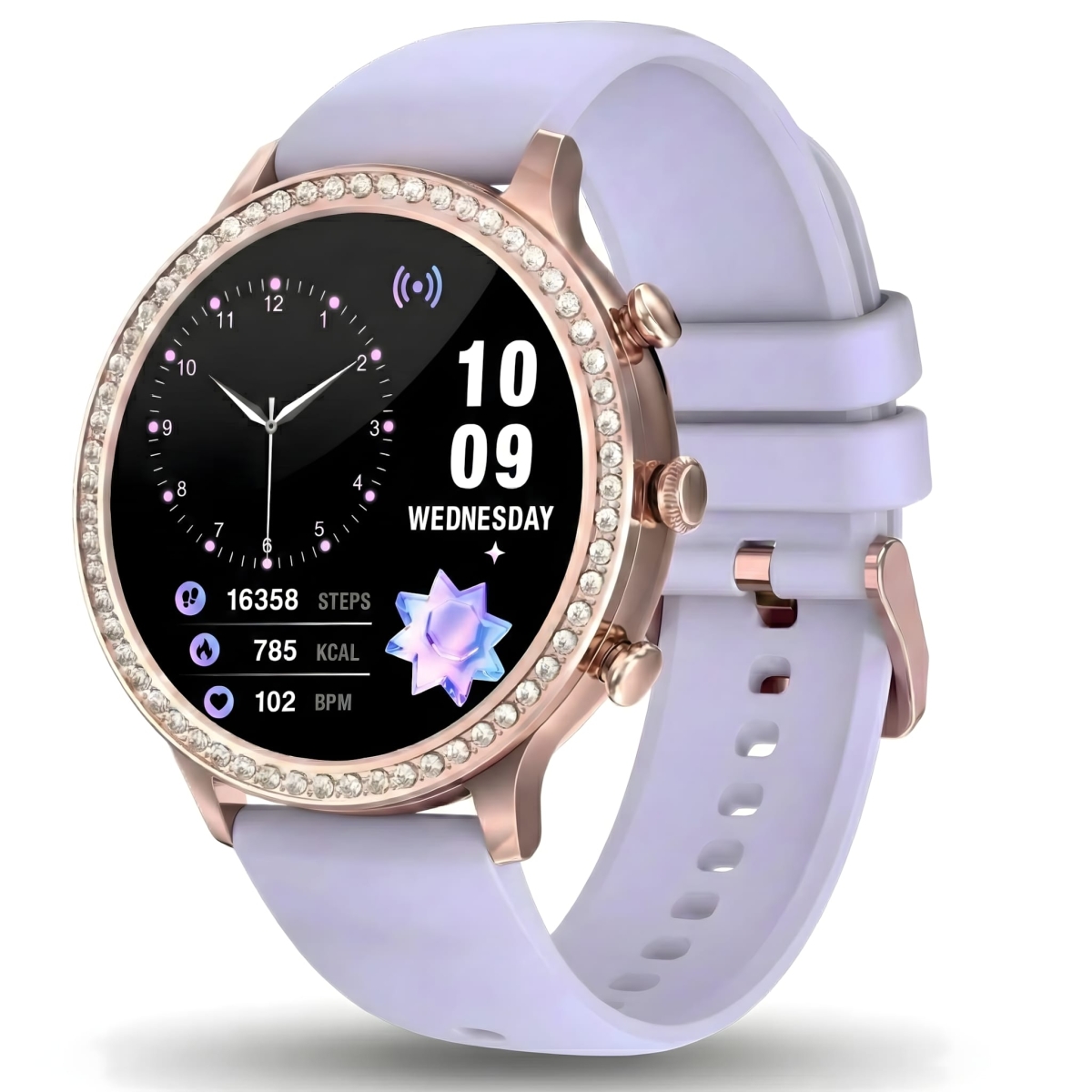 Smartwatch Gravity Różowe Złoto Pasek i Bransoleta GT5-7 - obrazek 5