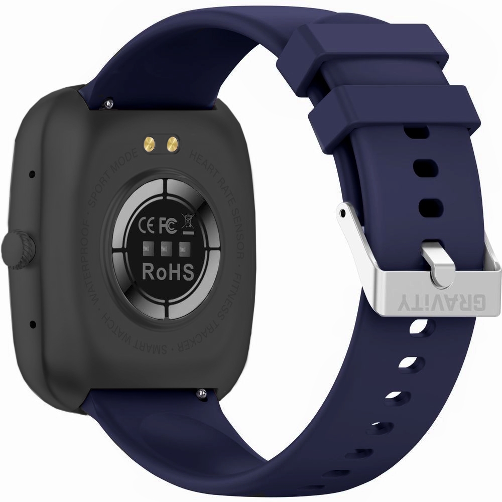 Smartwatch Gravity Czarny 2 Paski GT18-9 - obrazek 5