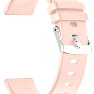 Pasek silikonowy do Smartwatcha 22 mm RÓŻOWY RNCE40 SW010 KW19 PS1D