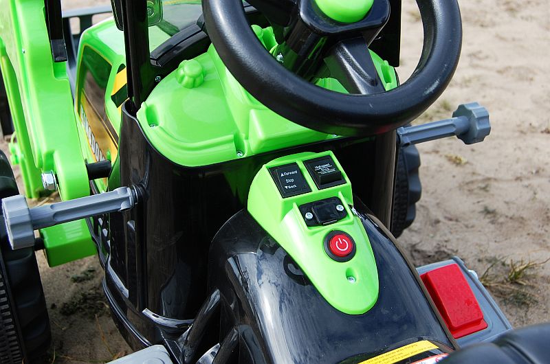 MOCNY TRAKTOR Z ŁYŻKĄ KINGDOM 12V DWIE PRĘDKOŚCI/JS328A - obrazek 5