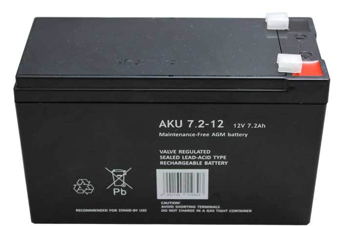 AKUMULATOR 12 V 7 AH - obrazek 2
