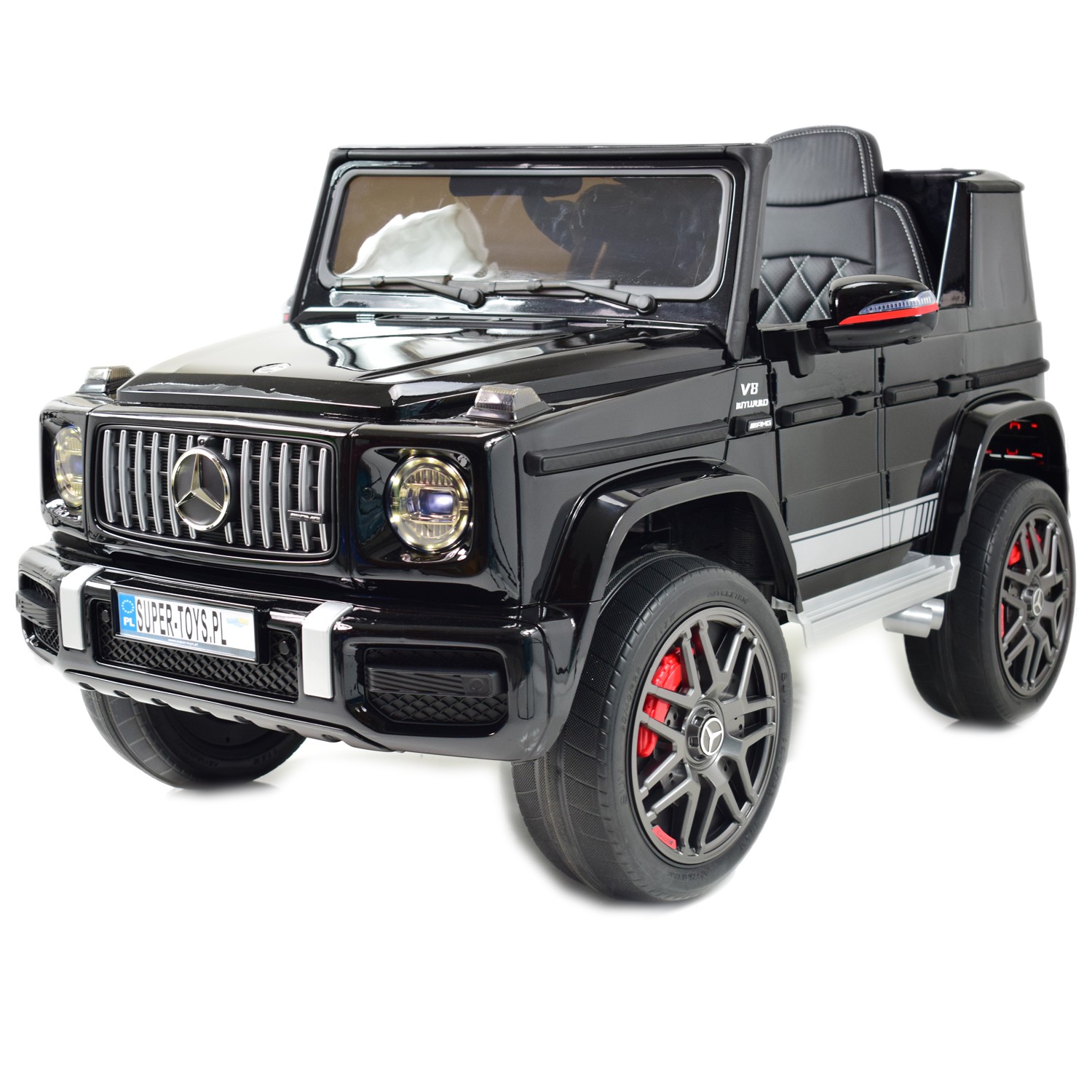MERCEDES G63 AMG, MIĘKKIE KOŁA EVA, MIĘKKIE SIEDZENIE FULL OPCJA/BBH0002 - obrazek 8