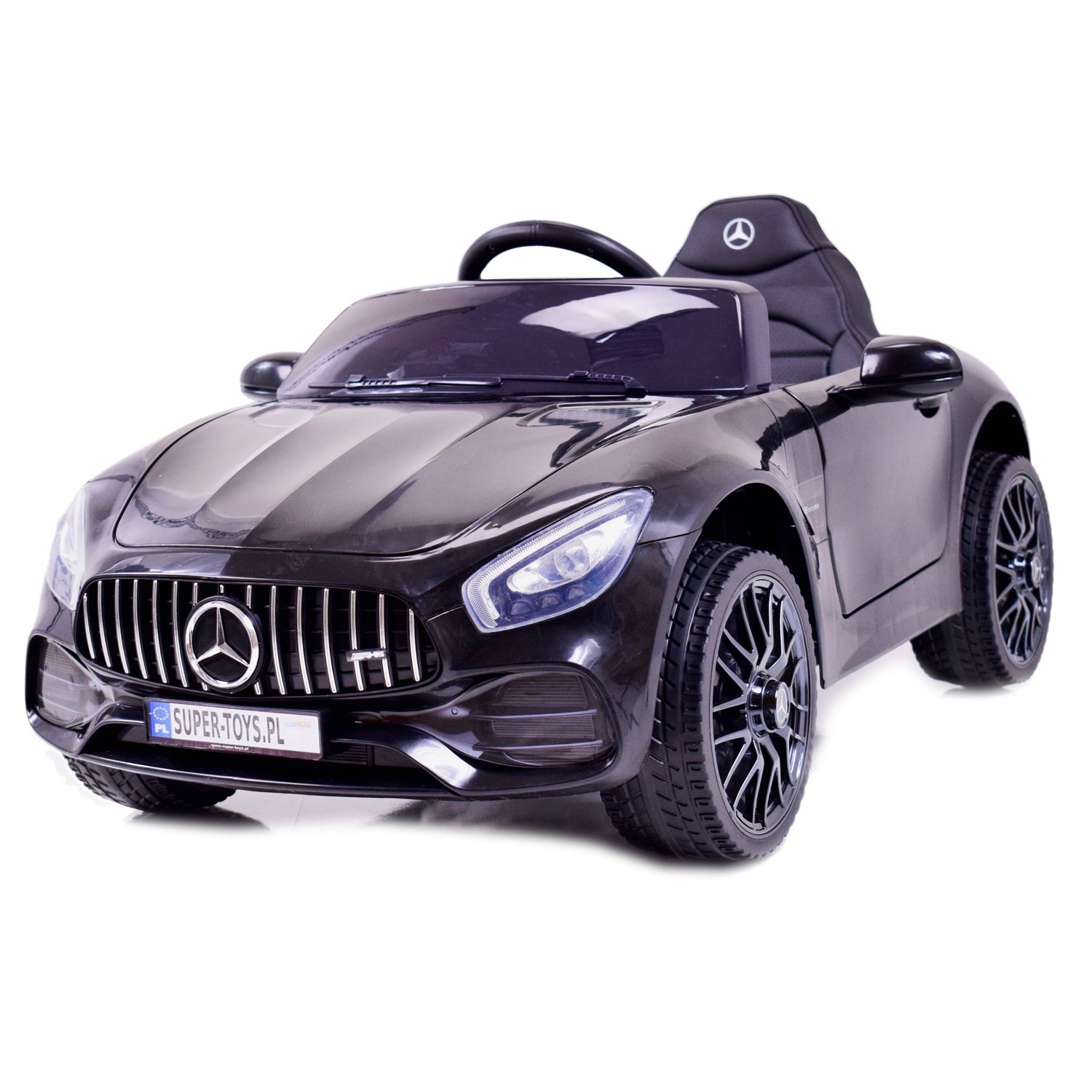 MERCEDES NA AKUMULATOR AMG GT, MIĘKKIE KOŁA EVA, MIĘKKIE SIEDZENIE/HL2588 - obrazek 2