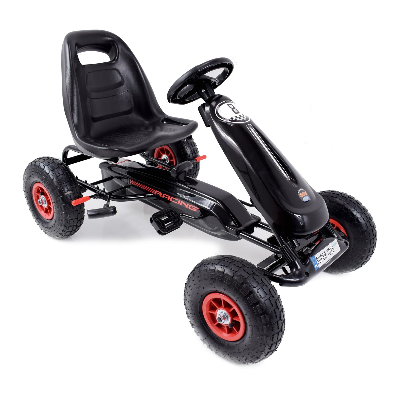 NAJNOWSZY WIELKI GOKART 003- POMPOWANE KOŁA HIT JAKOŚĆ /HP003 - obrazek 2