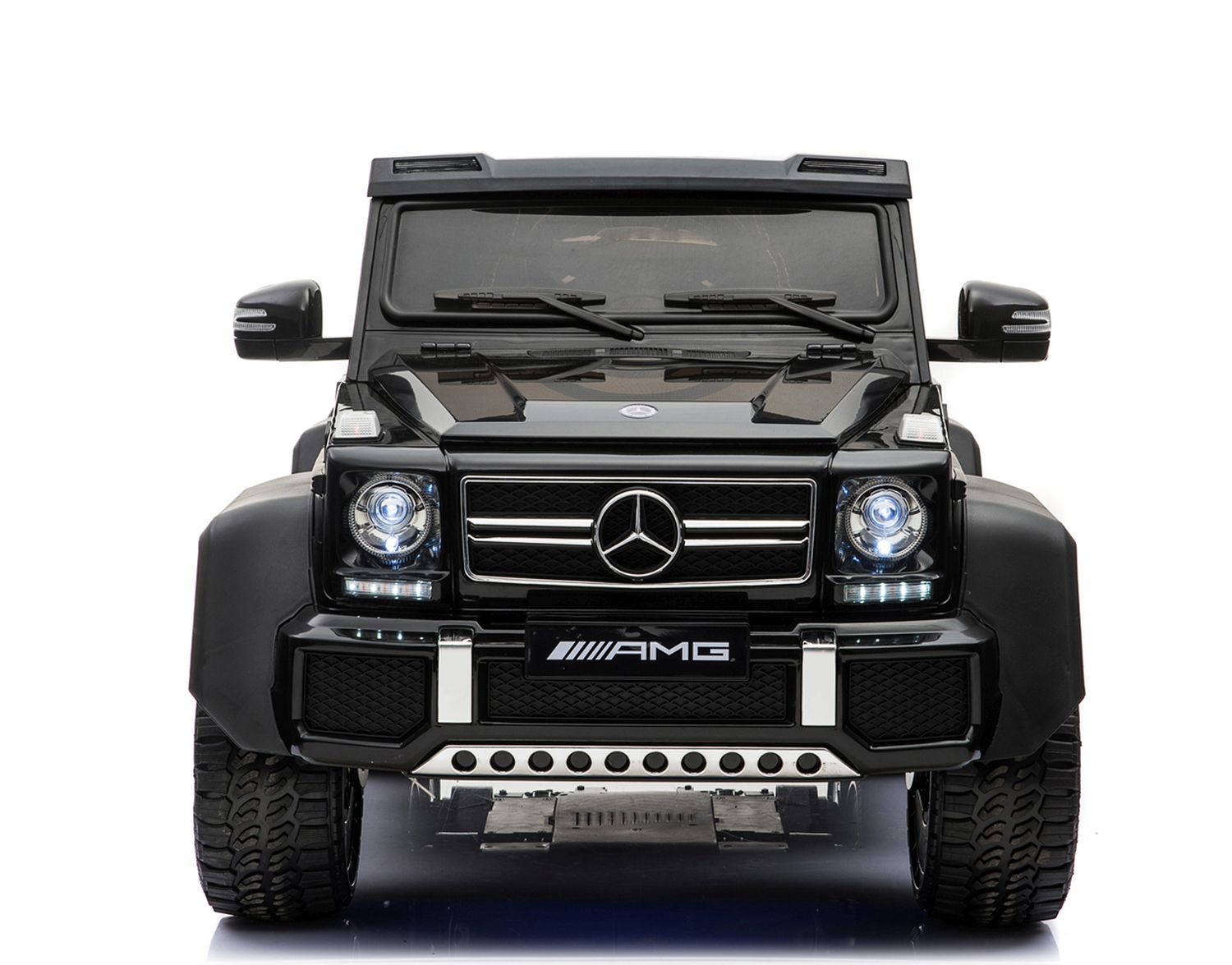 MEGA POJAZD- ORYGINALNY MERCEDES G63, NAPĘD 6X6, MIĘKKIE KOŁA, MIĘKKIE SIEDZENIE, SIEDZENIE DLA RODZICA, 12V 14AH/SX-1888 - obrazek 2