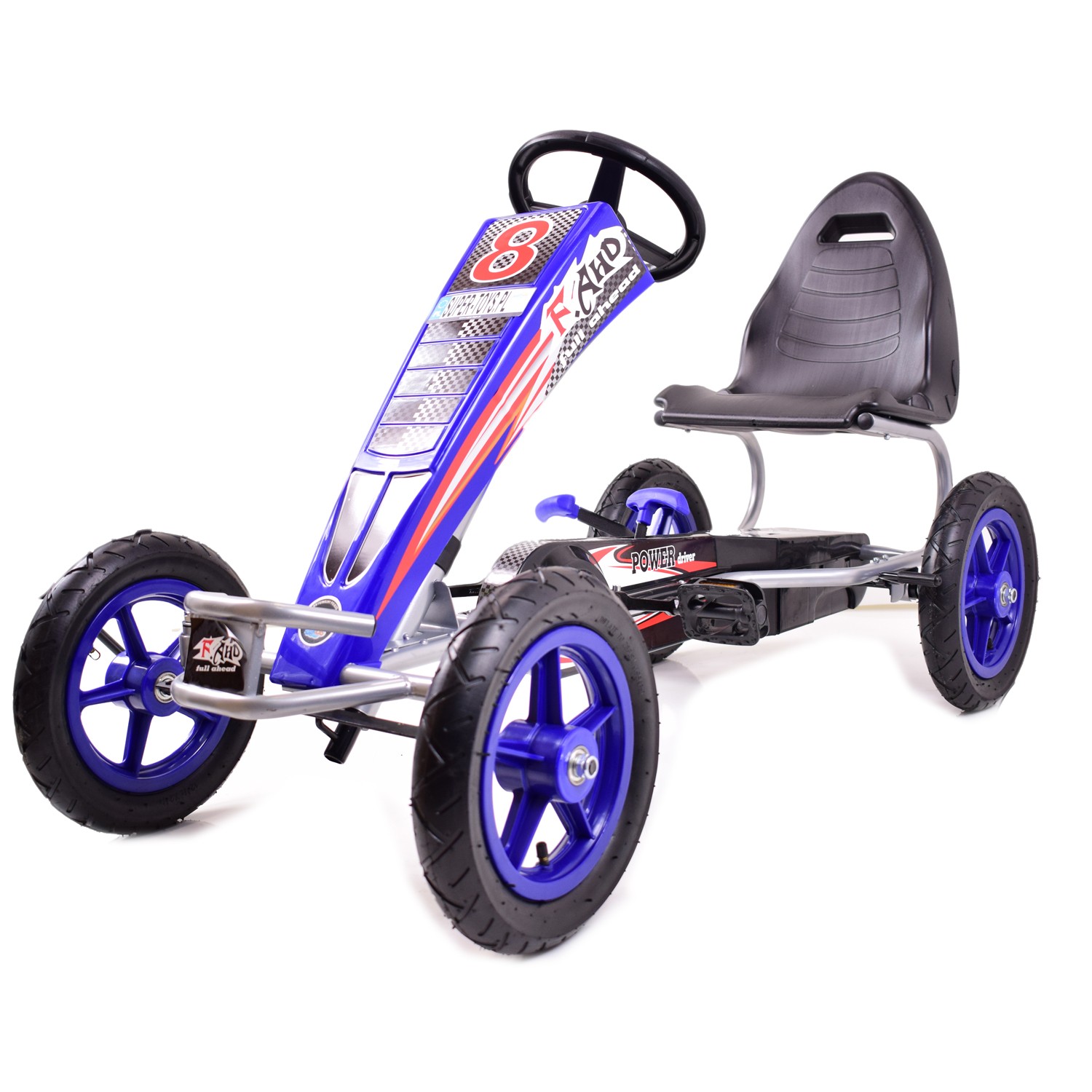 MEGA GOKART POMPOWANE KOŁA 5-12 lat, do 60 kg/8-1 - obrazek 15