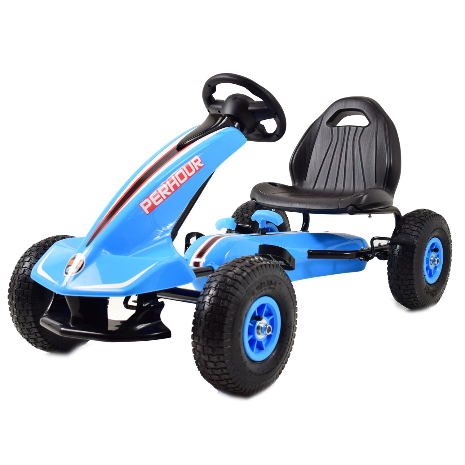 NAJNOWSZY GOKART NA PEDAŁY, KOŁA POMPOWANE, HAMULCE/G203 - obrazek 9
