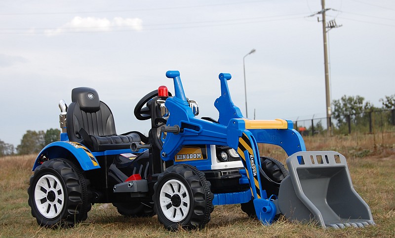 MOCNY TRAKTOR Z ŁYŻKĄ KINGDOM 12V DWIE PRĘDKOŚCI/JS328A - obrazek 9