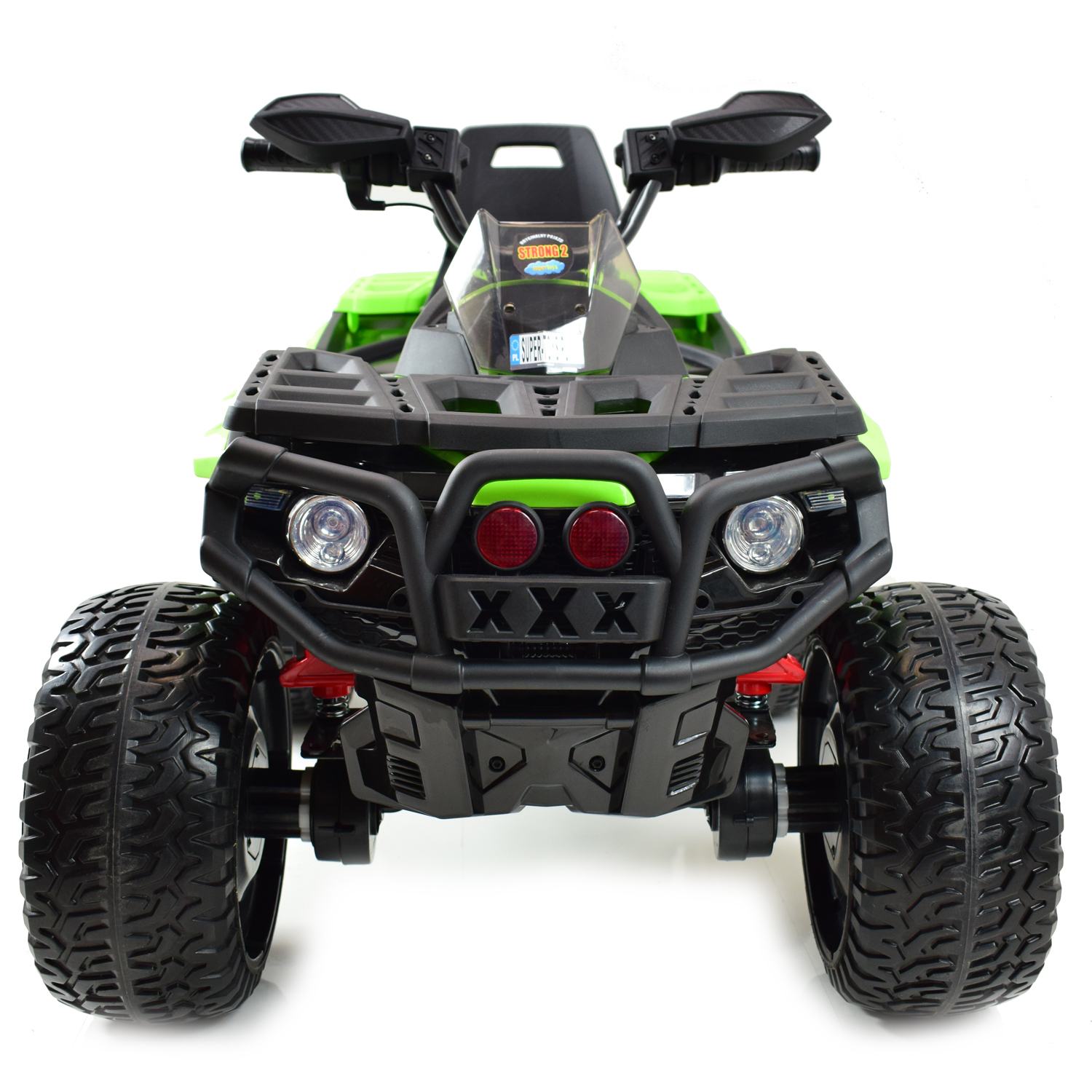 MEGA WIELKI QUAD MAVERICK Z NAPĘDEM 4X4, AMORTYZATORY, MIĘKKIE KOŁA, GAZ W MANETCE, HAMULEC/BBH3588 - obrazek 2