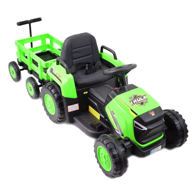 SUPER TRAKTOR "TRUCK"- NA AKUMULATOR Z PRZYCZEPĄ,WÓZEK,PILO T,APLIKACJA/DLSX18 - obrazek 2