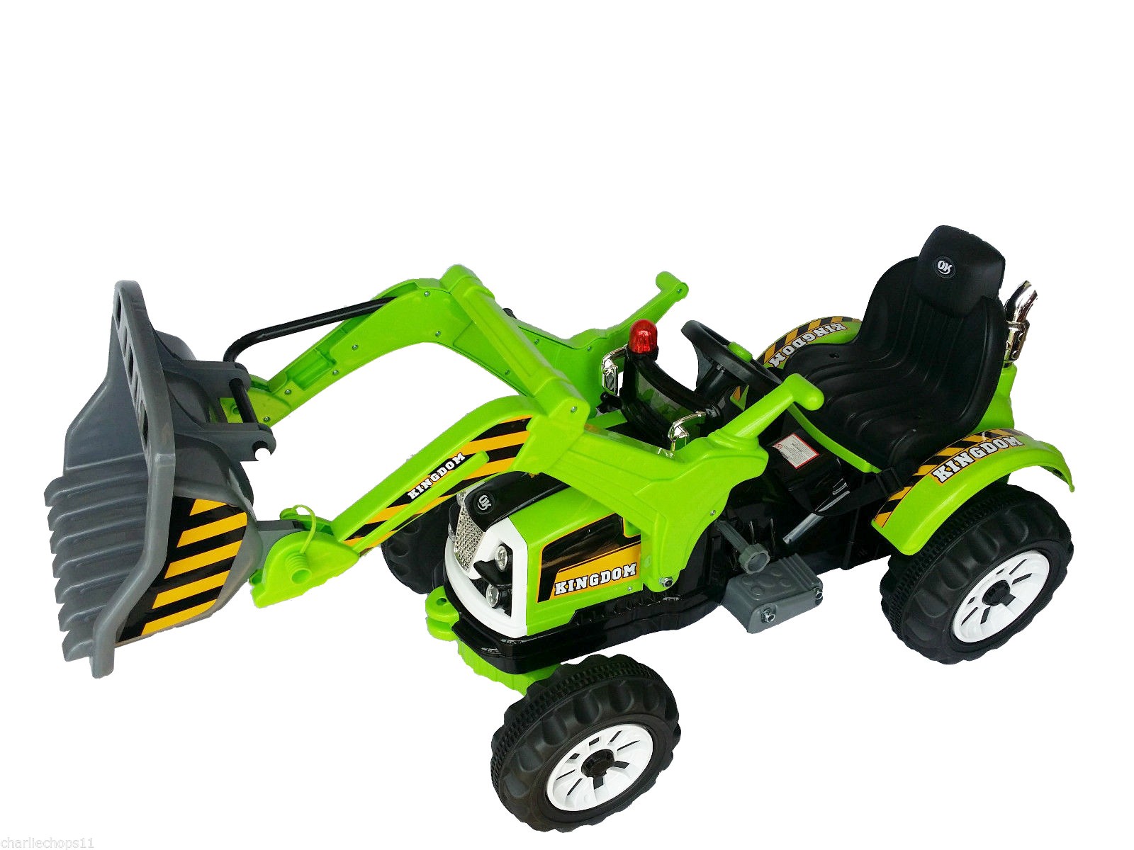 MOCNY TRAKTOR Z ŁYŻKĄ KINGDOM 12V DWIE PRĘDKOŚCI/JS328A - obrazek 3