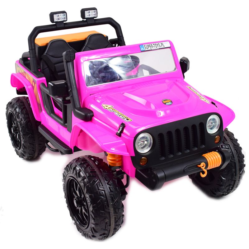 MEGA JEEP 4 SPEED DLA DZIECKA I DLA RODZICA 4x4, DO 100 kg - STEROWANIE TELEFONEM, WALIZKA - HIT/XB1118 - obrazek 10