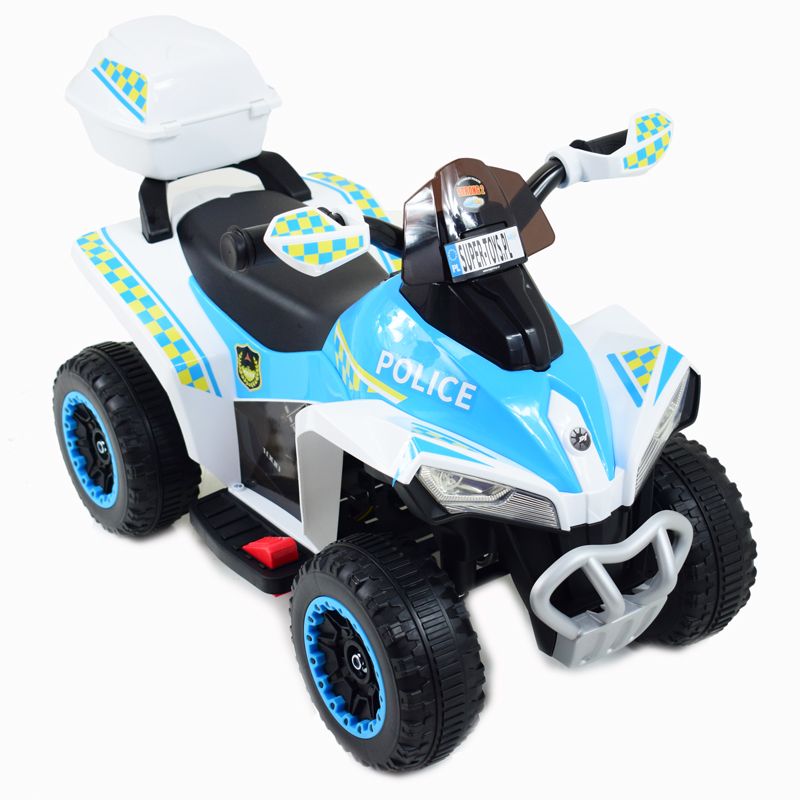 QUAD NA AKUMULATOR POLICJA Z KUFERKIEM - SUPER JAKOŚĆ/GTS-1188A - obrazek 6