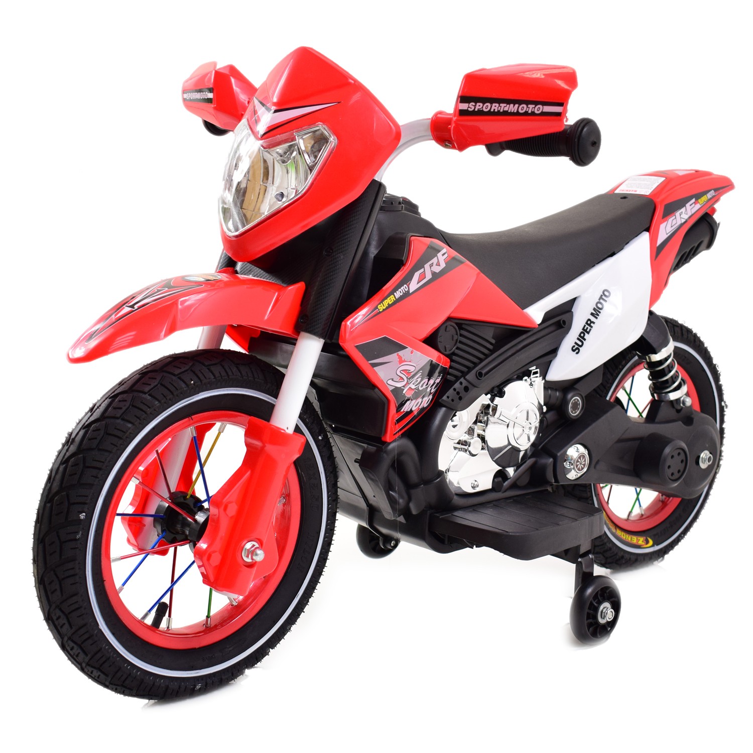 NAJNOWSZY MOTOR CROSSOWY CRF, POMPOWANE KOŁA, PANEL, DŹWIĘK, 2 SILNIKI /6186 - obrazek 2