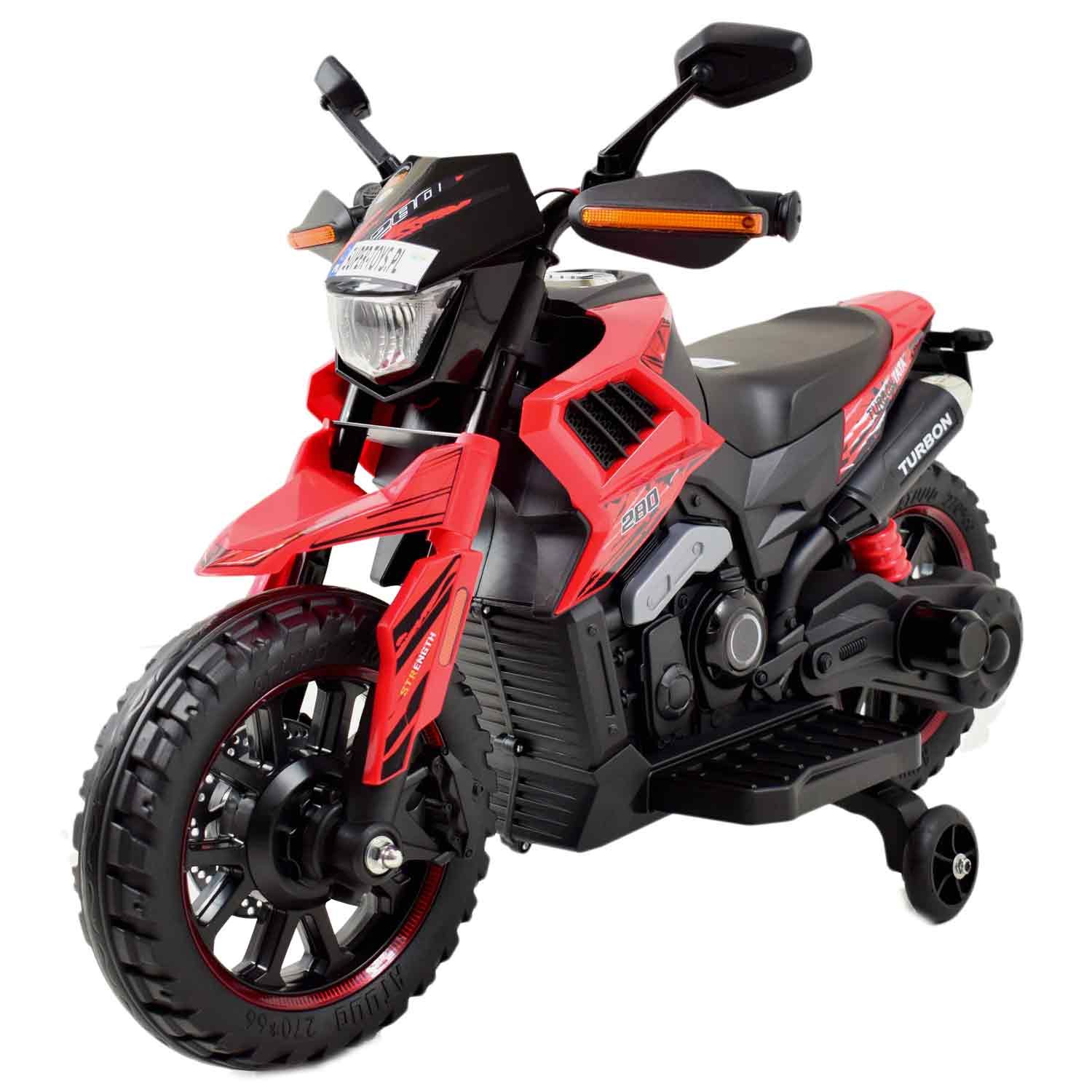 NAJNOWSZY PIERWSZY AKUMULATOROWY MOTOREK CROSSOWY TURBON, MIĘKKIE SIEDZENIE, GAZ W RĄCZCE, HAMULEC/DLS09-HAND - obrazek 13
