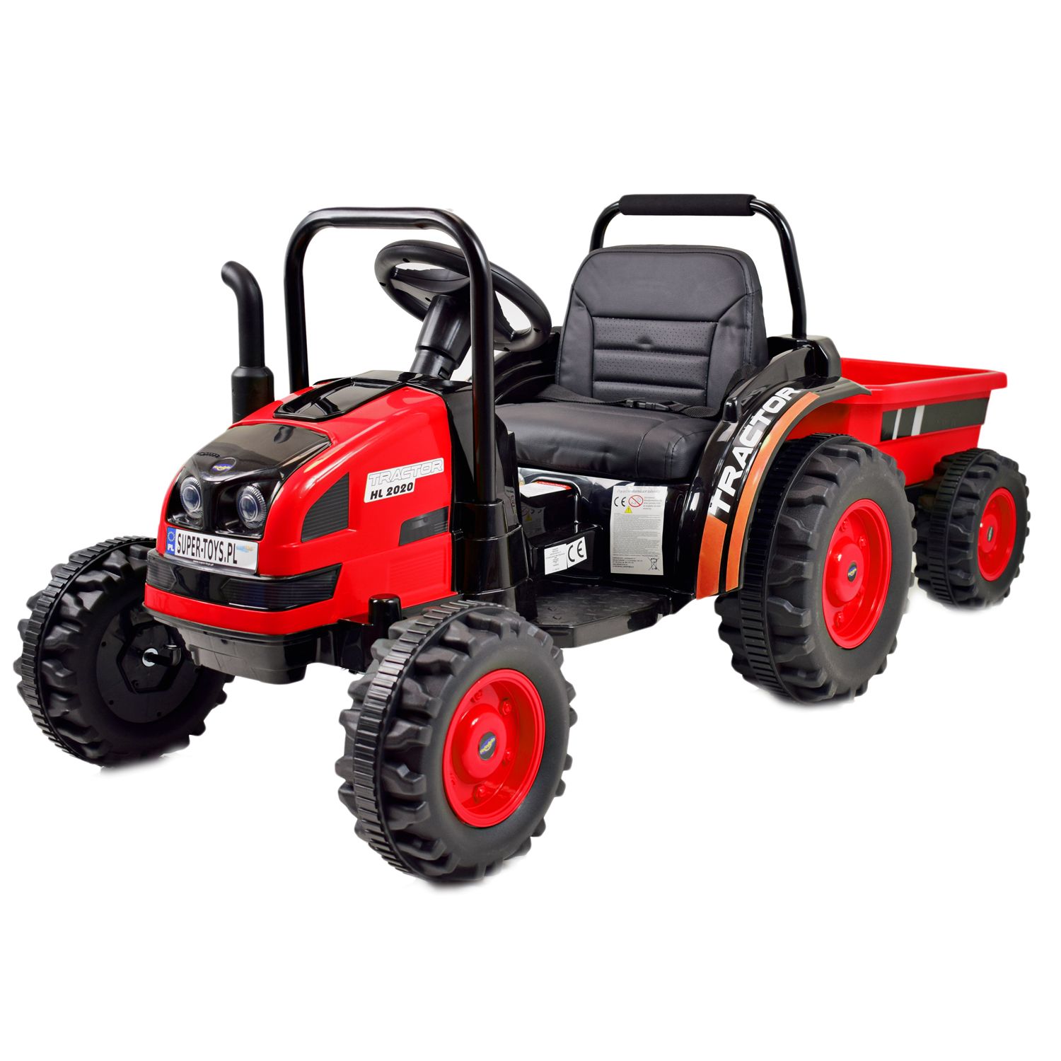 MEGA TRAKTOR Z PRZYCZEPĄ. MIĘKKIE SIEDZENIE, PILOT, RADIO FM/HL388 - obrazek 8