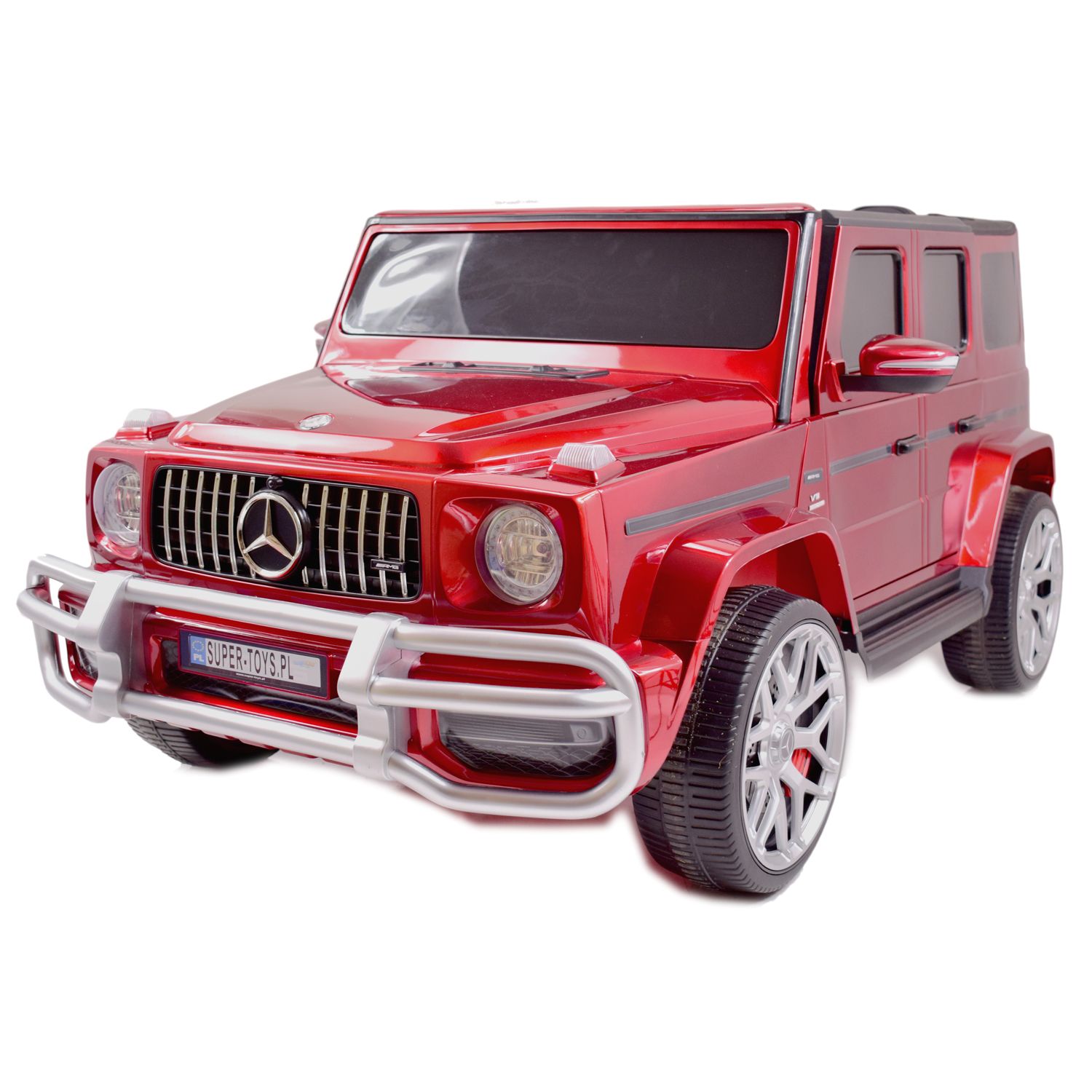 MERCEDES G63 AMG DLA 2 DZIECI, 24V, 4X4, MIĘKKIE KOŁA EVA, MIĘKKIE SIEDZENIE, LAKIER POLEROWANY FULL OPCJA/S-307 - obrazek 2