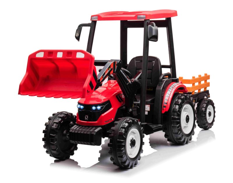 OLBRZYMI TRAKTOR NA AKUMULATOR Z PRZYCZEPĄ 24 V, 400W, PILOT/JS-3158B-24V - obrazek 12