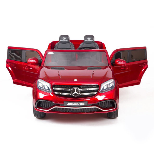 MERCEDES GLS 63, 4 SILNIKI, 2X12 V, MIĘKKIE KOŁA, MIĘKKIE SIEDZENIE DLA 2 DZIECI/HL228 - obrazek 2