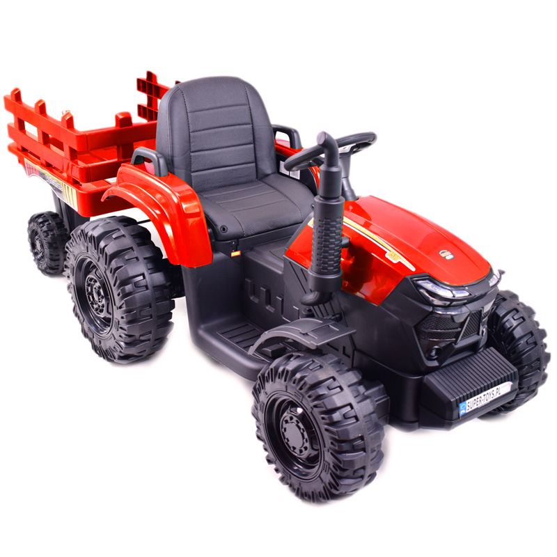MEGA TRAKTOR AGRICULTURE Z PRZYCZEPĄ 2X200, 24V, SZYBKI SUPER JAKOSĆ/JC000B - obrazek 9