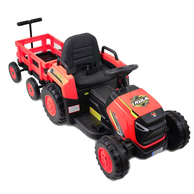 SUPER TRAKTOR "TRUCK"- NA AKUMULATOR Z PRZYCZEPĄ,WÓZEK,PILOT,APLIKACJA/DLSX18 - obrazek 3