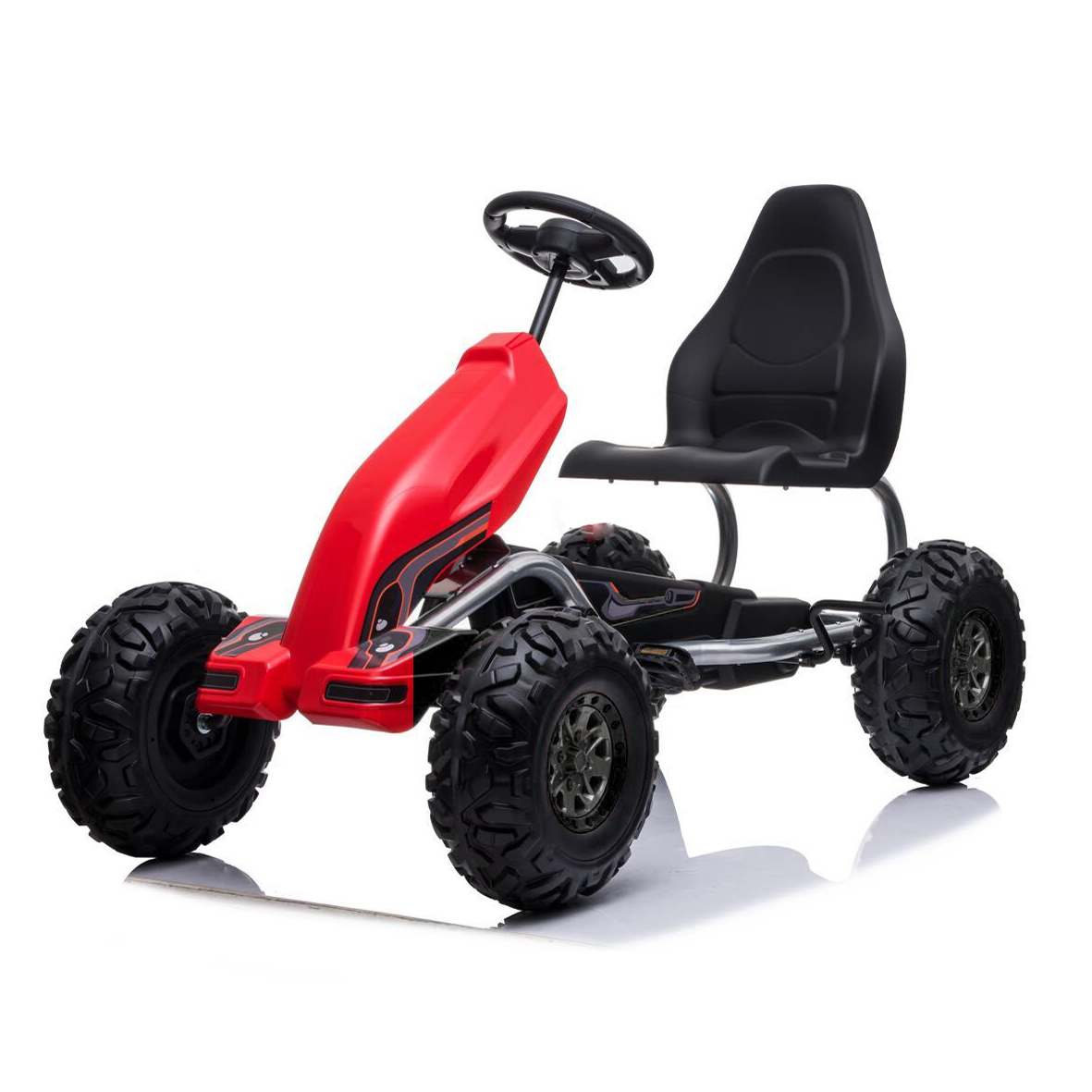 OLBRZYMI GOKART NA PEDAŁY, POMPOWANE KOŁA, PRZESUWANE SIEDZENIE,DO 100 KG/B012 - obrazek 3