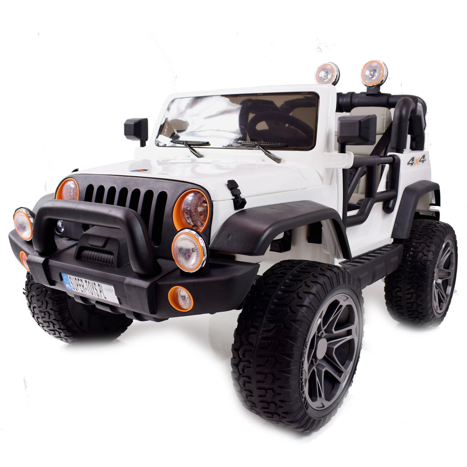 MEGA JEEP PERFECT 002 EXCLUSIVE, WOLNY START/ MIĘKKIE KOŁA HP-002 - obrazek 3
