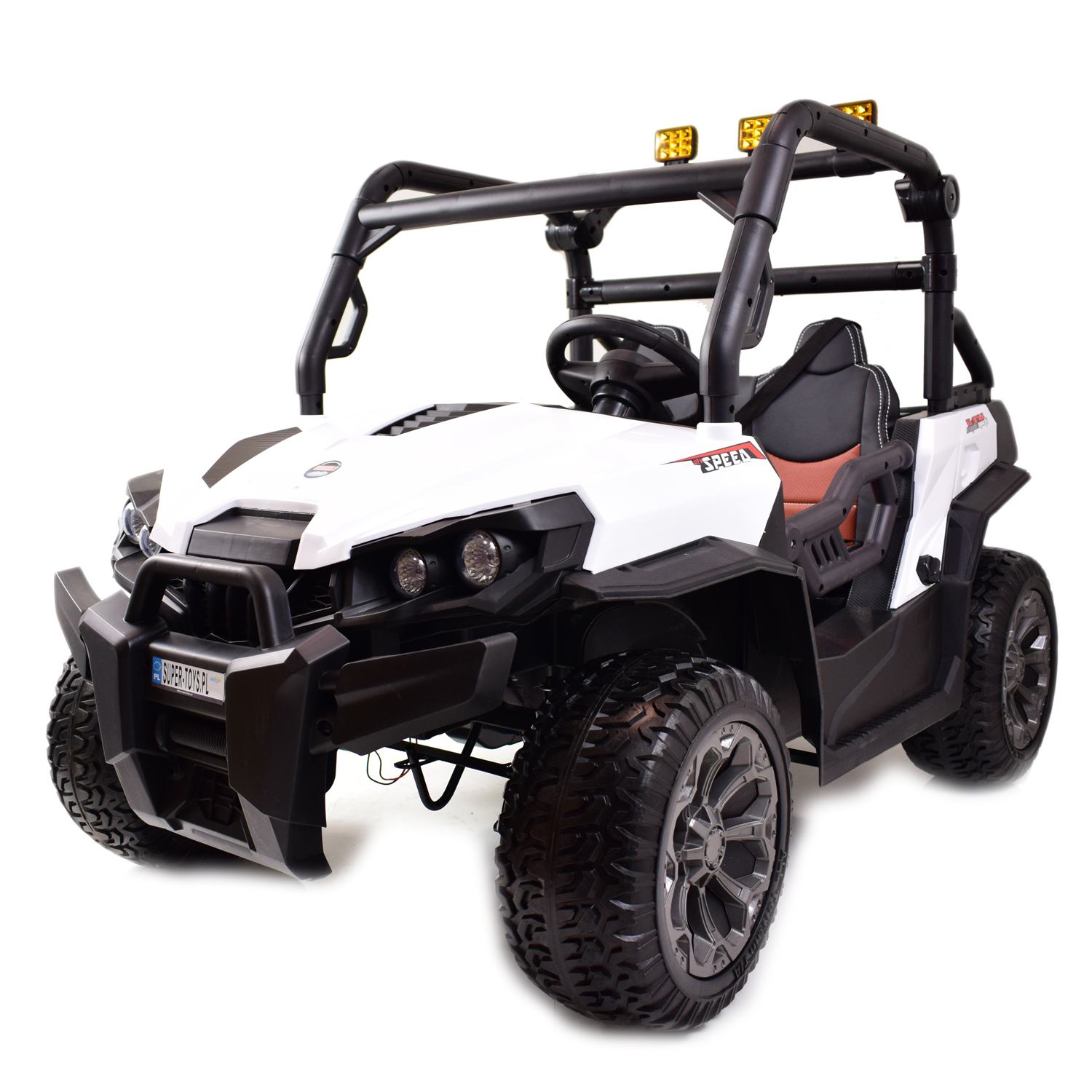 MEGA BUGGY UTV DLA 2 DZIECI, 4 SILNIKI, MIĘKKIE SIEDZENIE, MIĘKKIE KOŁA/7988-HIGH - obrazek 2