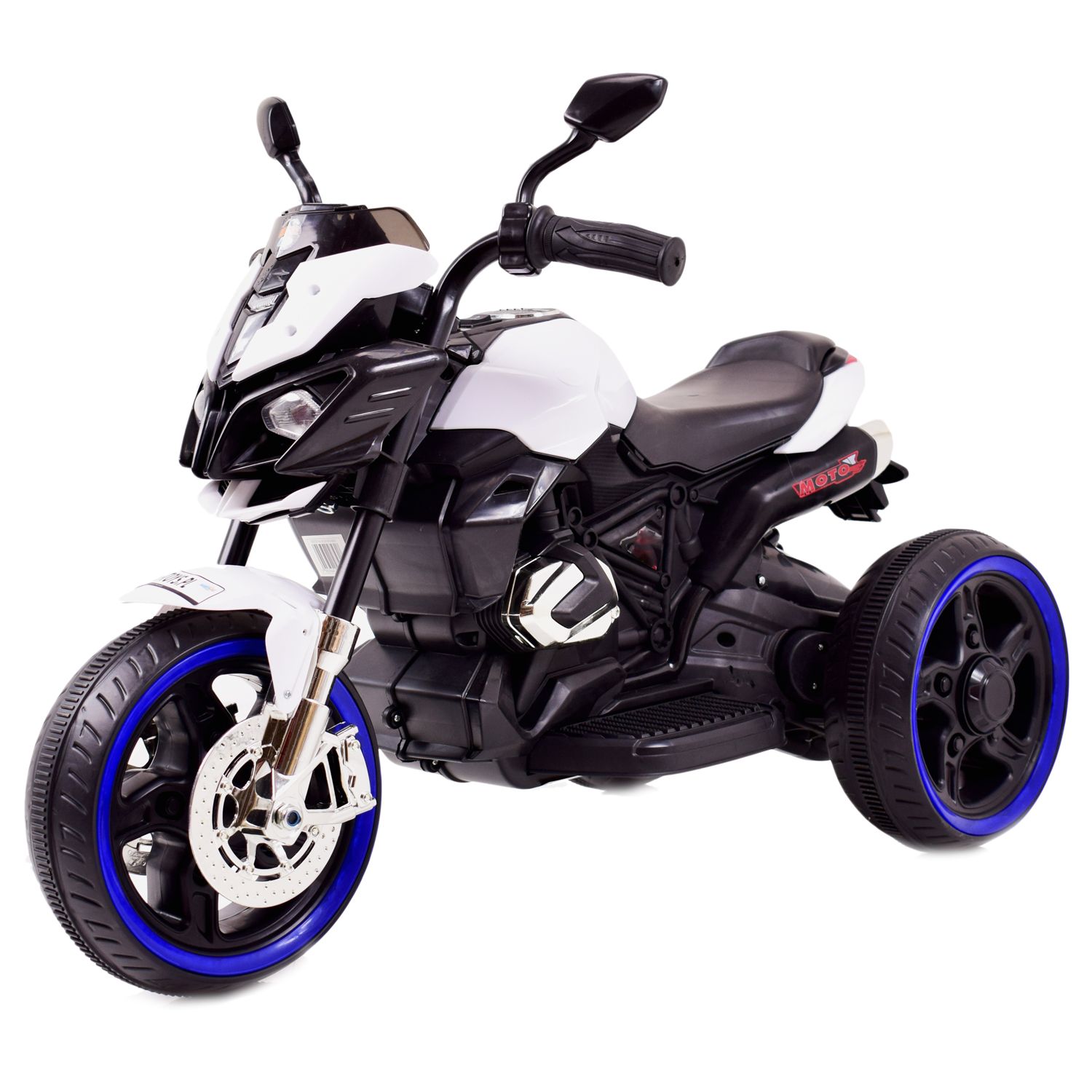 MOTOR MOTO 3 KOŁOWY, ŚWIECĄCE KOŁA, GAZ W MANETCE/BH818 - obrazek 2