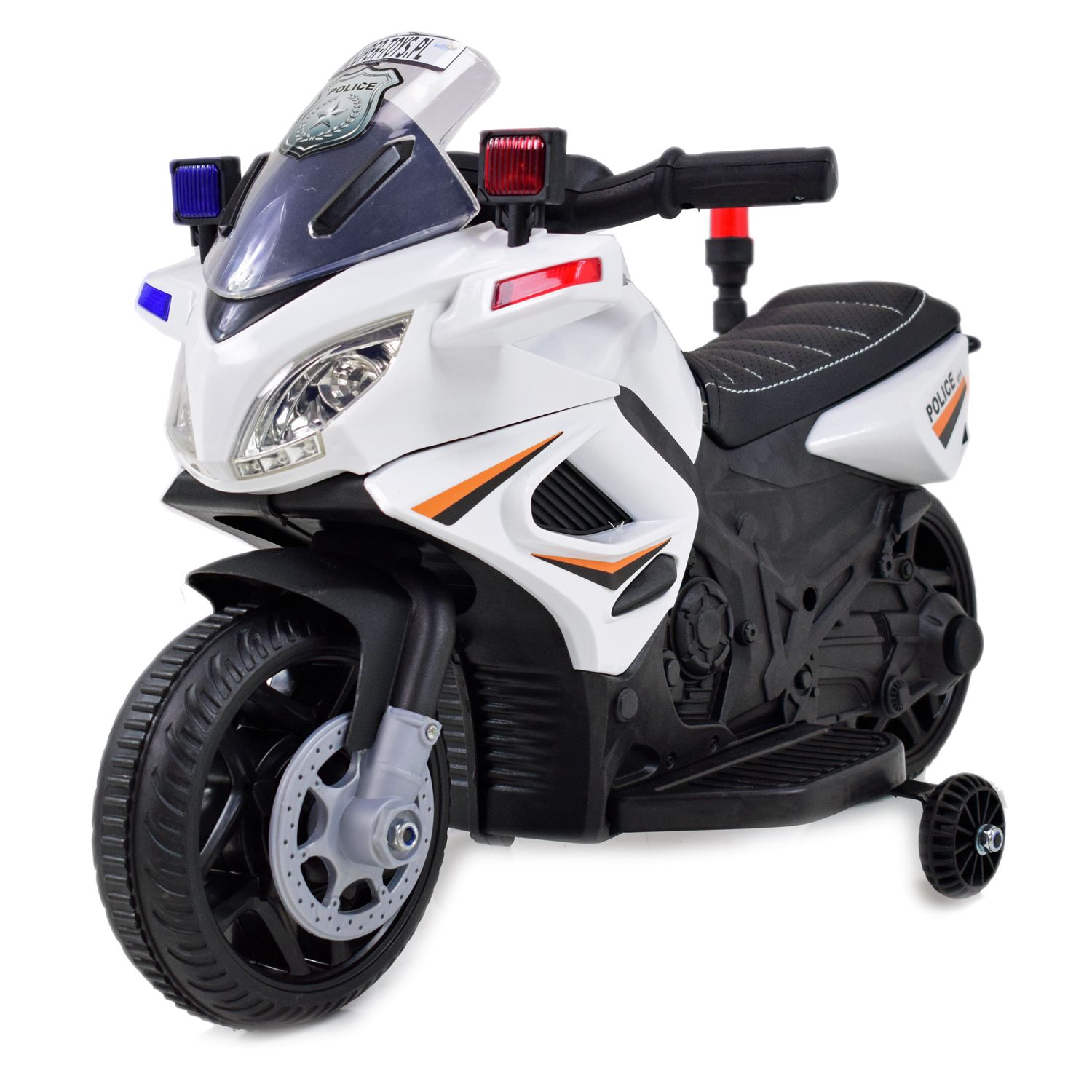 PIERWSZY MOTOR POLICYJNY Z KOGUTEM - DLA MALUSZKA/JC-911 - obrazek 2