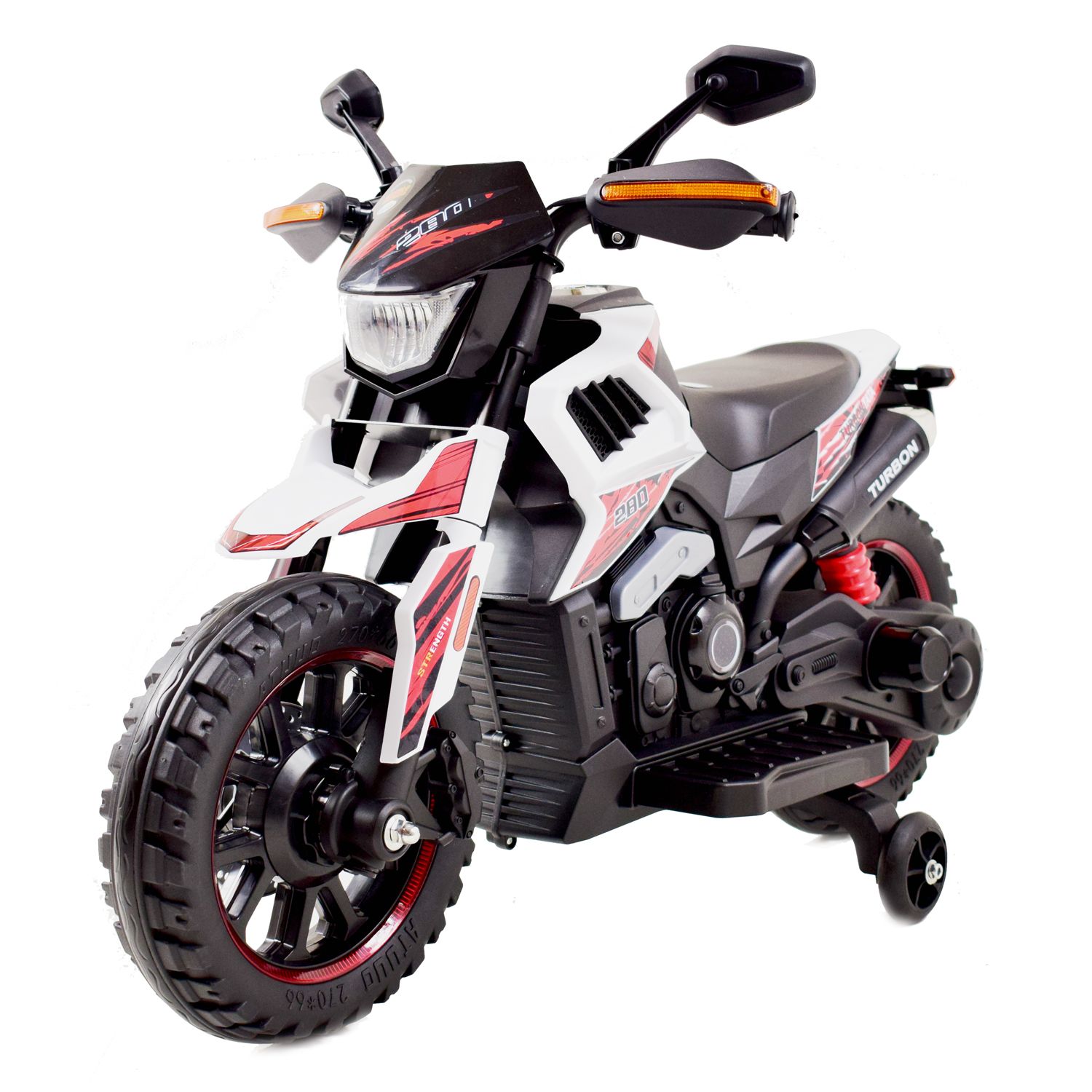 NAJNOWSZY PIERWSZY AKUMULATOROWY MOTOREK CROSSOWY TURBON, MIĘKKIE SIEDZENIE, GAZ W RĄCZCE, HAMULEC/DLS09-HAND - obrazek 6