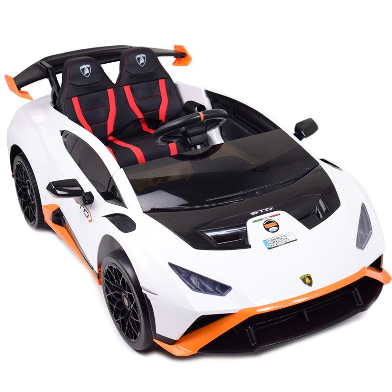 ORYGINALNE DRIFTUJĄCE LAMBORGHINI HURACAN STO NA AKUMULATOR/SMT-555-24V - obrazek 4