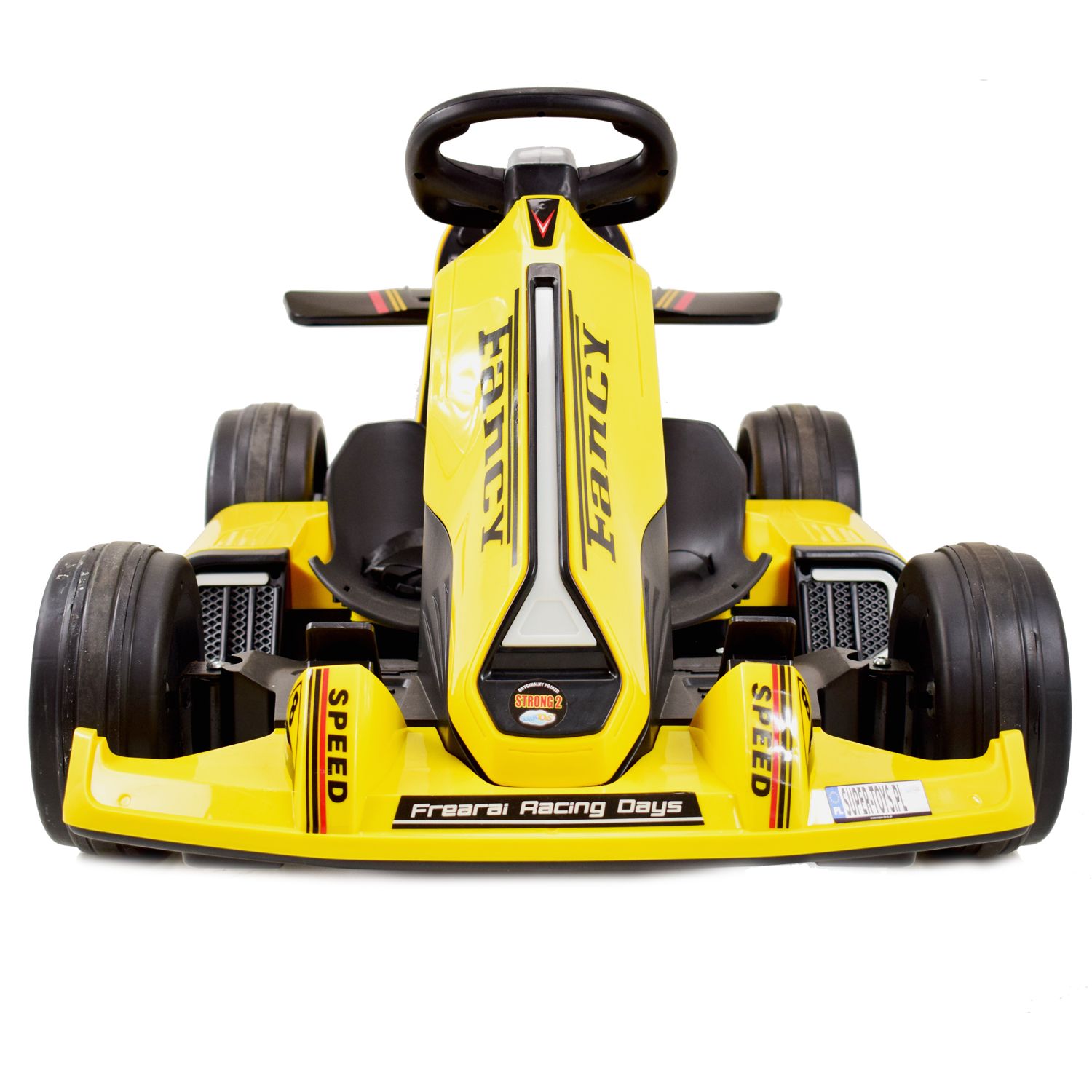 SZYBKI GOKART FANCY NA AKUMULATOR 12V, REGULOWANA - ROZSUWANA RAMA, SUPER ZABAWABDQ-8 - obrazek 3