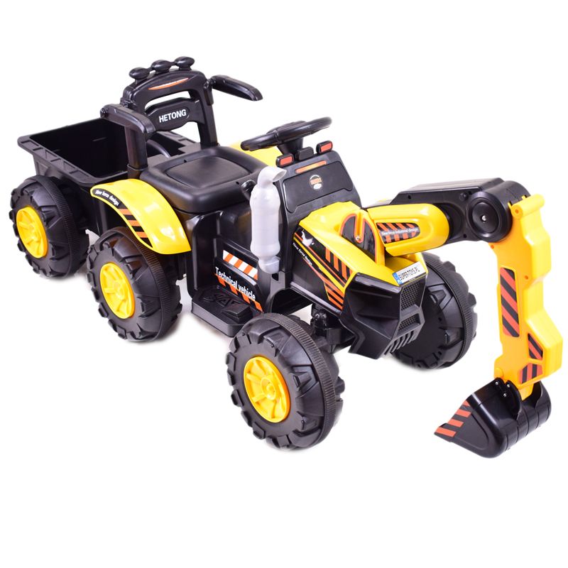 TRAKTOR, KOPARKA NA AKUMULATOR+PRZYCZEPA,PILOT /HT9158 - obrazek 2