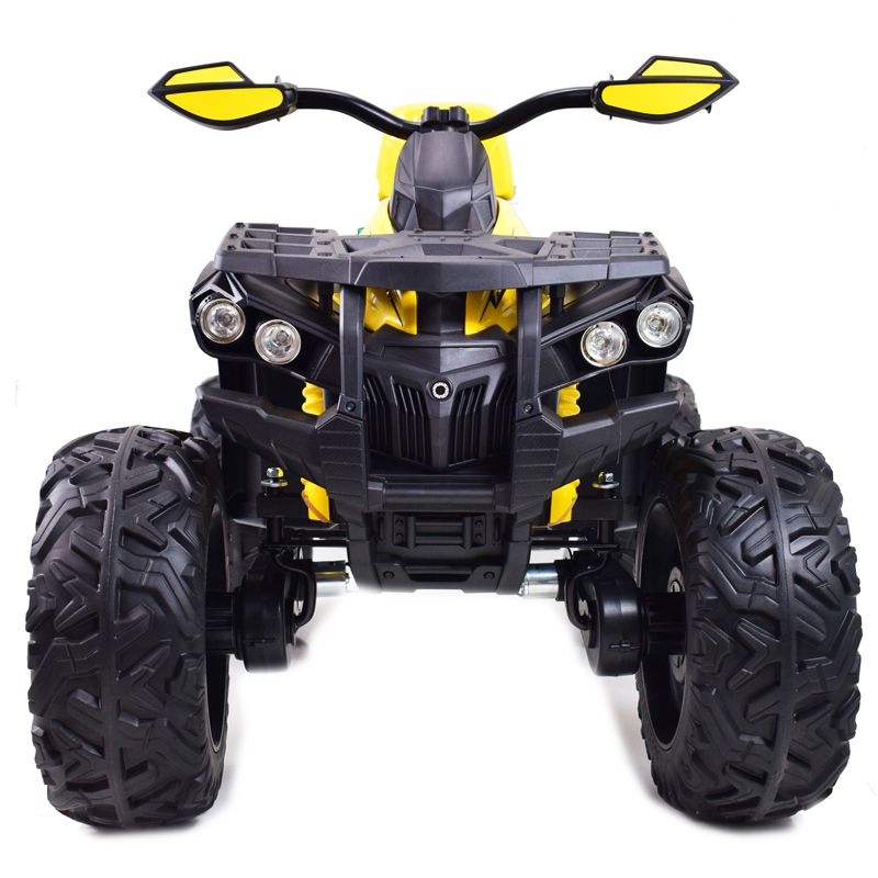 WIELKI QUAD NA AKUMULATOR POWER HERO - 4 SILNIKI, MIĘKKIE KOŁA/QLS3288 - obrazek 2
