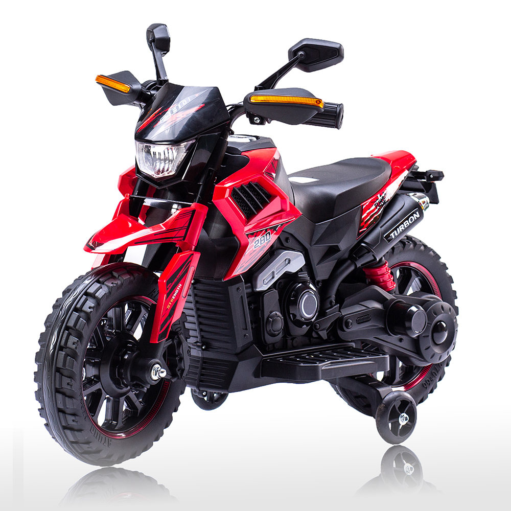 NAJNOWSZY PIERWSZY AKUMULATOROWY MOTOREK CROSSOWY TURBON, MIĘKKIE SIEDZENIE, GAZ W RĄCZCE, HAMULEC/DLS09-HAND - obrazek 10
