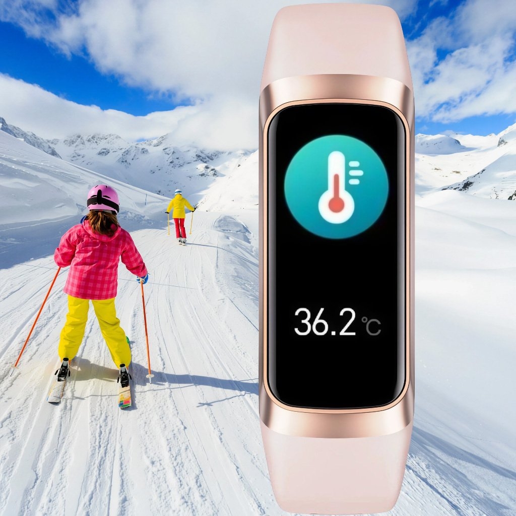 Smartband Gravity Różowe Złoto GT40-3 - obrazek 6