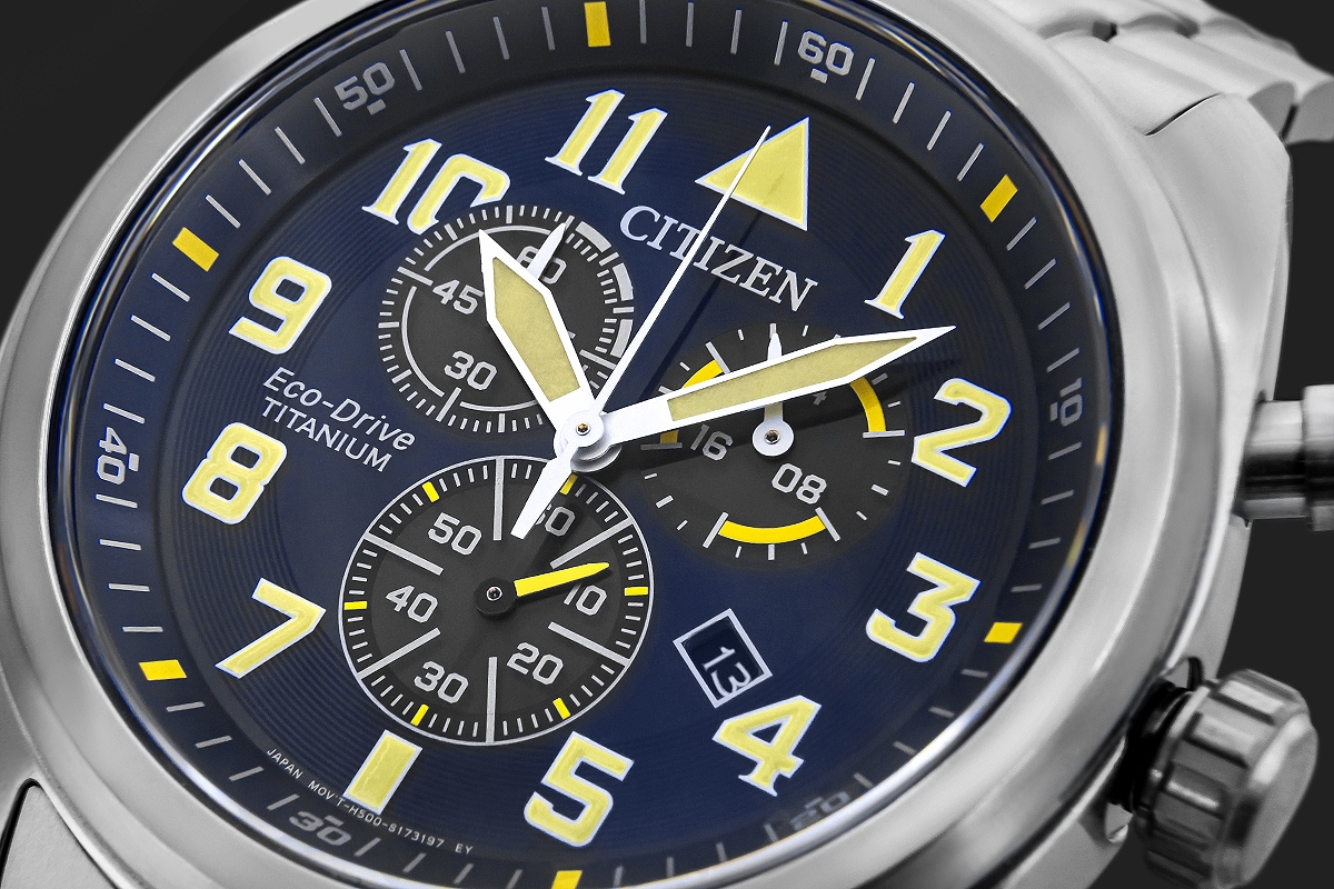 Zegarek Męski CITIZEN Super Titanium Eco-Drive AT2480-81L + BOX - obrazek 4