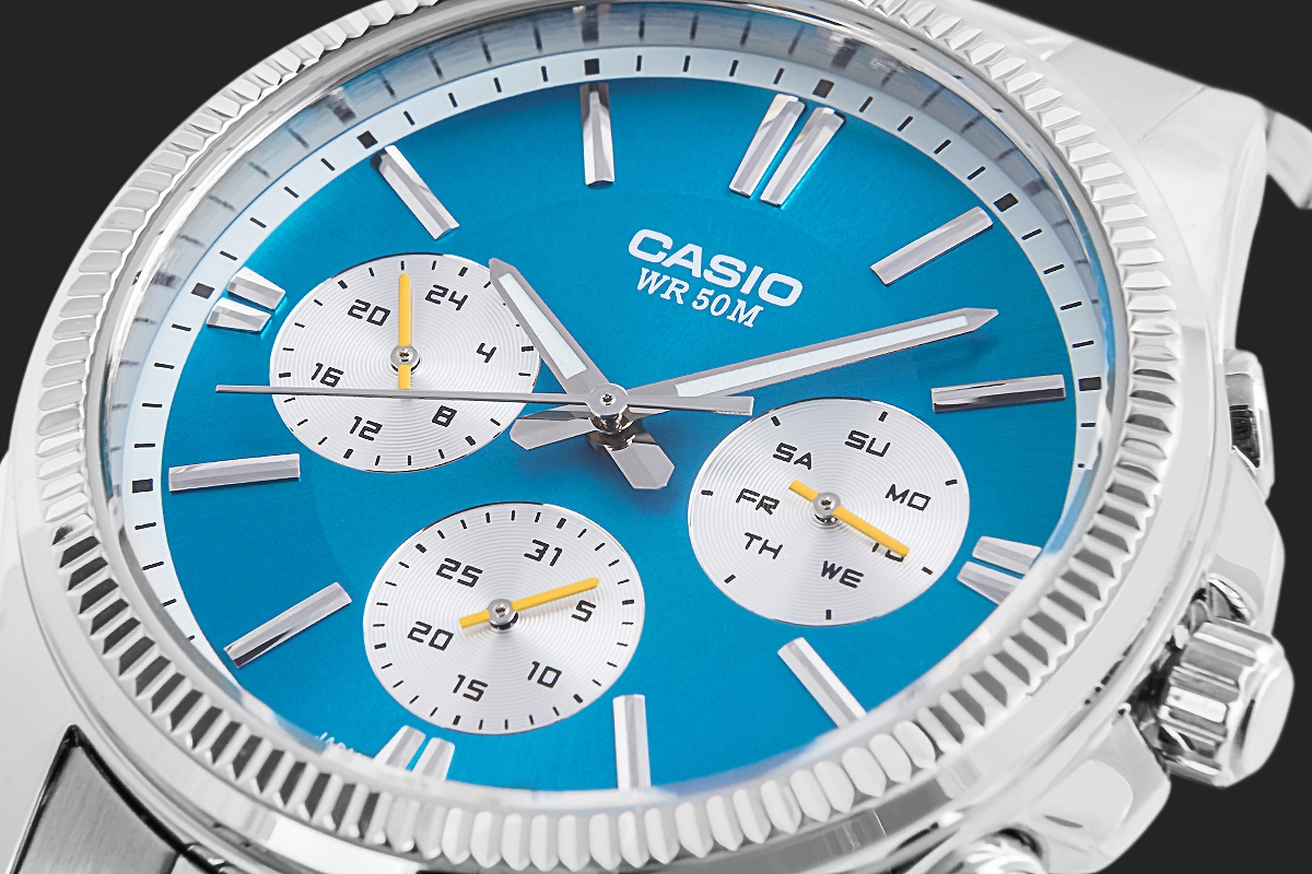 Zegarek Męski CASIO MTP-1375D-2A2VDF + BOX - obrazek 4