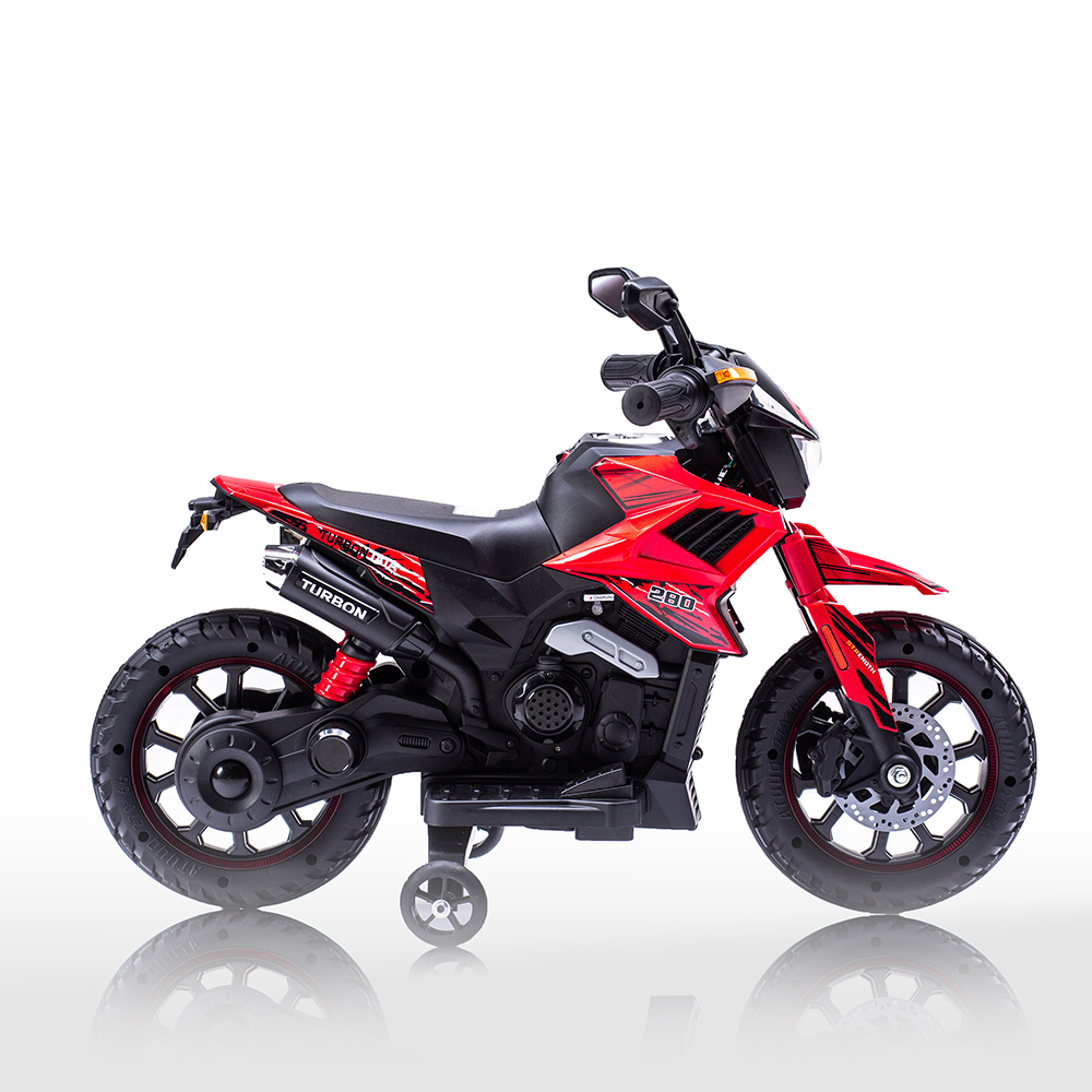 NAJNOWSZY PIERWSZY AKUMULATOROWY MOTOREK CROSSOWY TURBON, MIĘKKIE SIEDZENIE, GAZ W RĄCZCE, HAMULEC/DLS09-HAND - obrazek 11