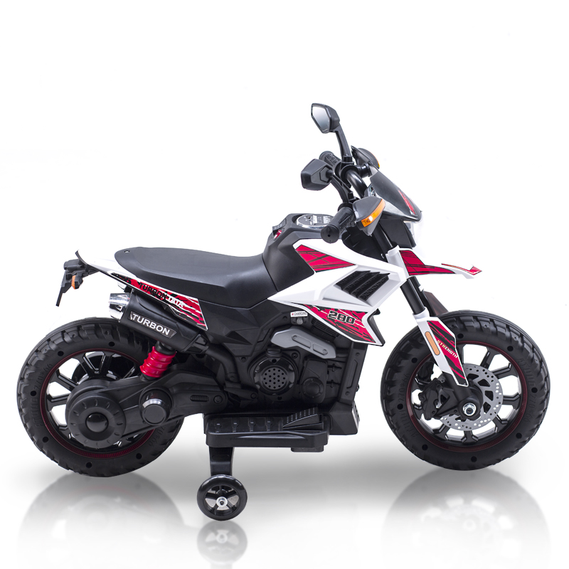 NAJNOWSZY PIERWSZY AKUMULATOROWY MOTOREK CROSSOWY TURBON, MIĘKKIE SIEDZENIE, GAZ W RĄCZCE, HAMULEC/DLS09-HAND - obrazek 4
