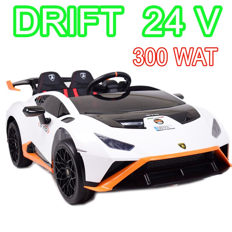 ORYGINALNE DRIFTUJĄCE LAMBORGHINI HURACAN STO NA AKUMULATOR/SMT-555-24V - obrazek 3
