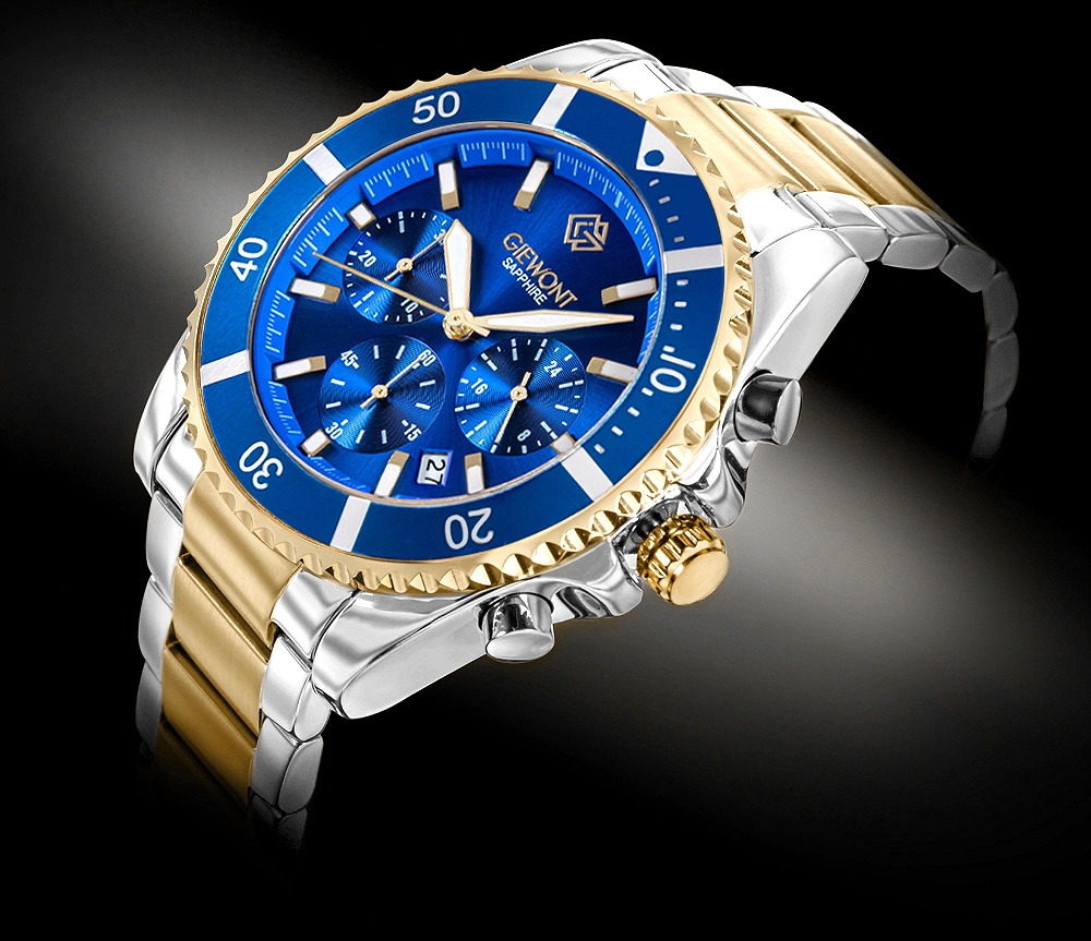 Zegarek Męski Giewont Chronograph Sapphire Multikolor GW3970-B5 - obrazek 2