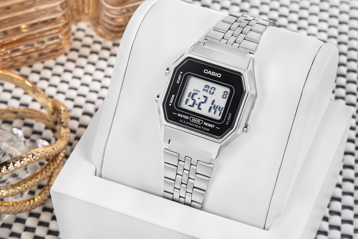 Zegarek Damski CASIO Vintage LA680WA-1DF + BOX - obrazek 5