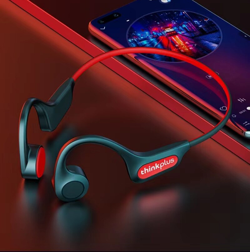 Słuchawki bezprzewodowe douszne LENOVOThinkplus Bone X3 PRO Czarne - obrazek 7