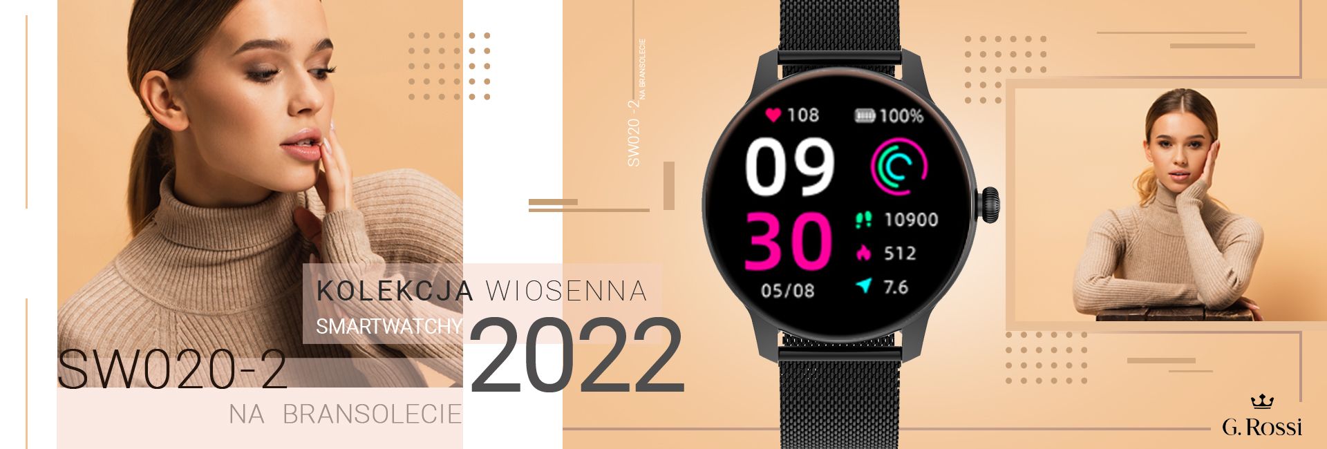 Zegarek SMARTWATCH G.ROSSI SW020-2 - obrazek 3