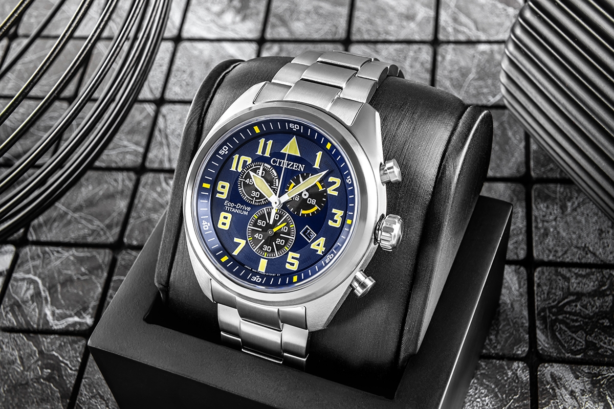 Zegarek Męski CITIZEN Super Titanium Eco-Drive AT2480-81L + BOX - obrazek 5